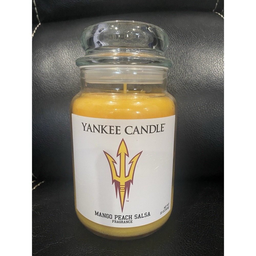Retired  Yankee Candle College Arizona State University  20oz Mango Peach Salsa